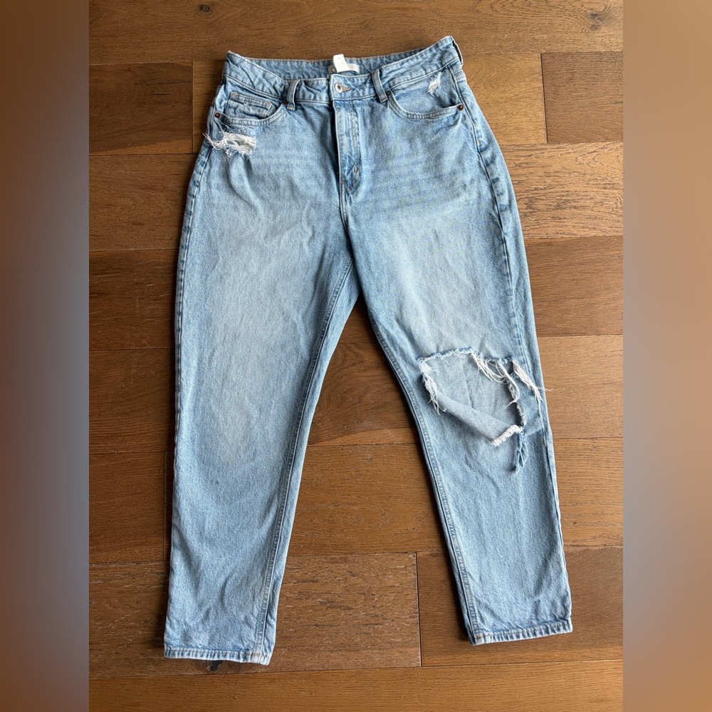 H&M Light Blue Boyfriend Jeans